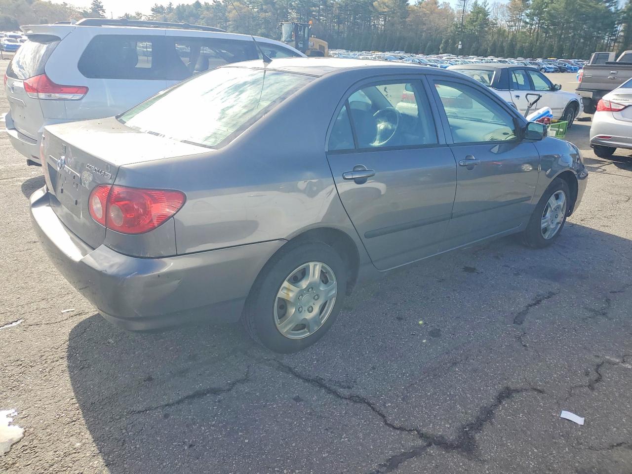 2006 Toyota Corolla Ce Gray vin: 2T1BR32E16C703498