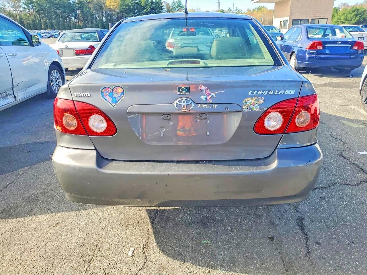 2006 Toyota Corolla Ce Gray vin: 2T1BR32E16C703498