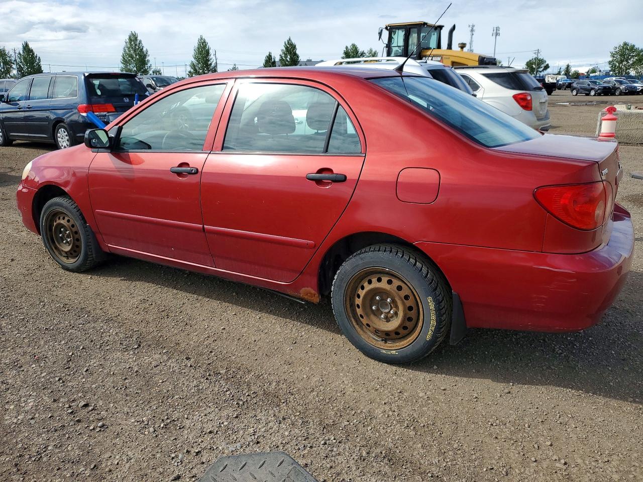 2007 Toyota Corolla Ce Red vin: 2T1BR32E17C716012