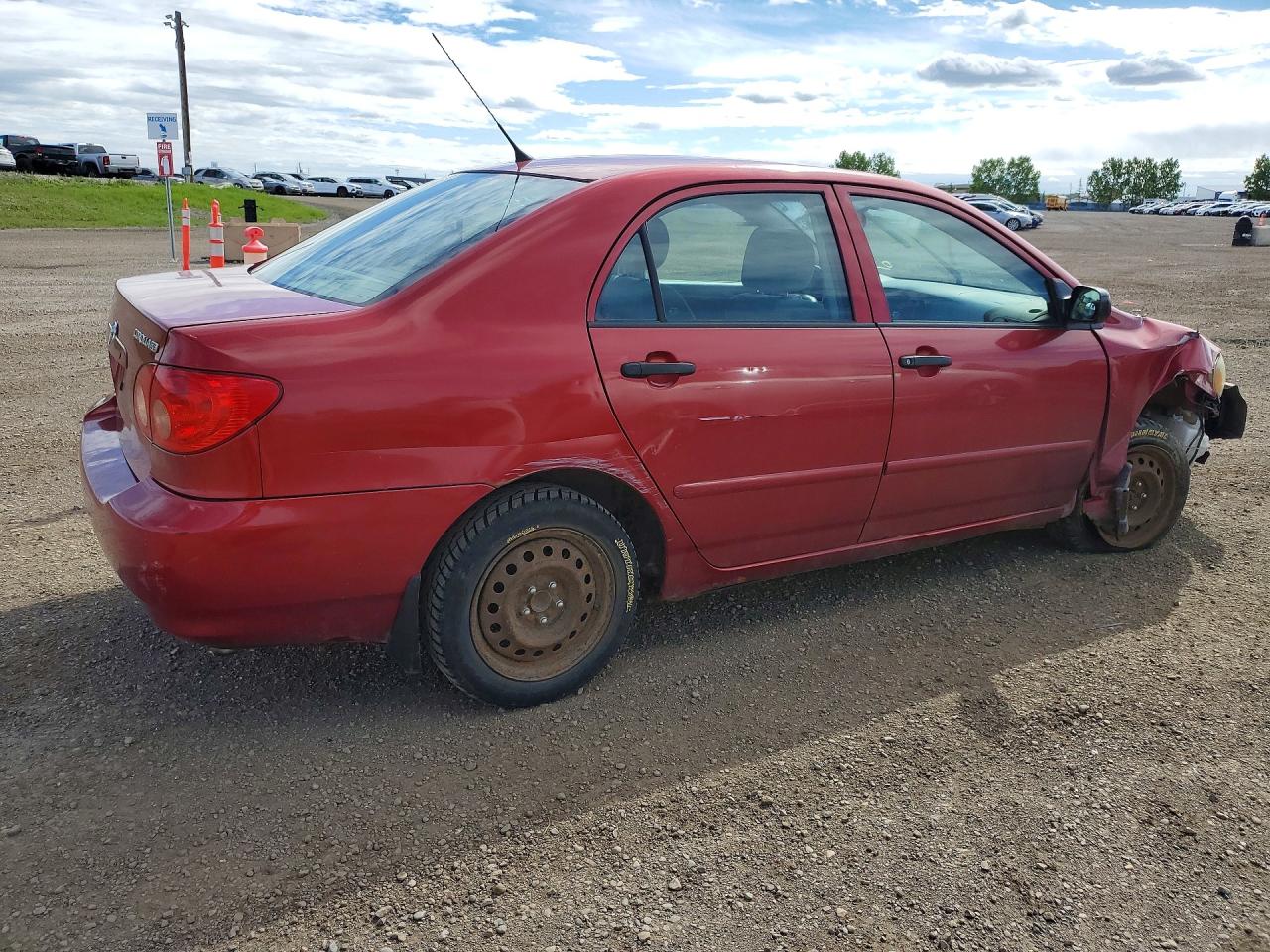2007 Toyota Corolla Ce Red vin: 2T1BR32E17C716012