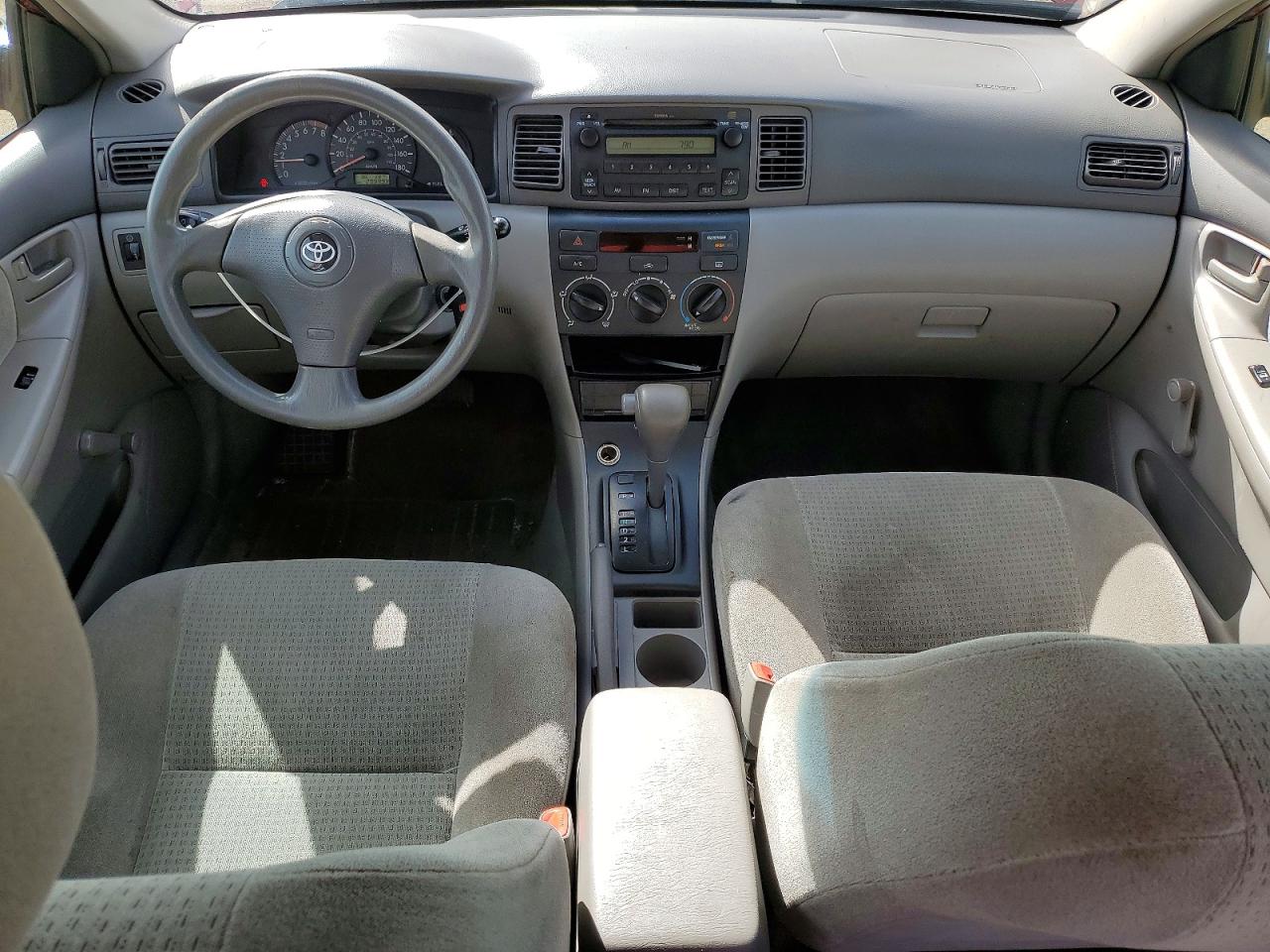 2007 Toyota Corolla Ce Red vin: 2T1BR32E17C716012