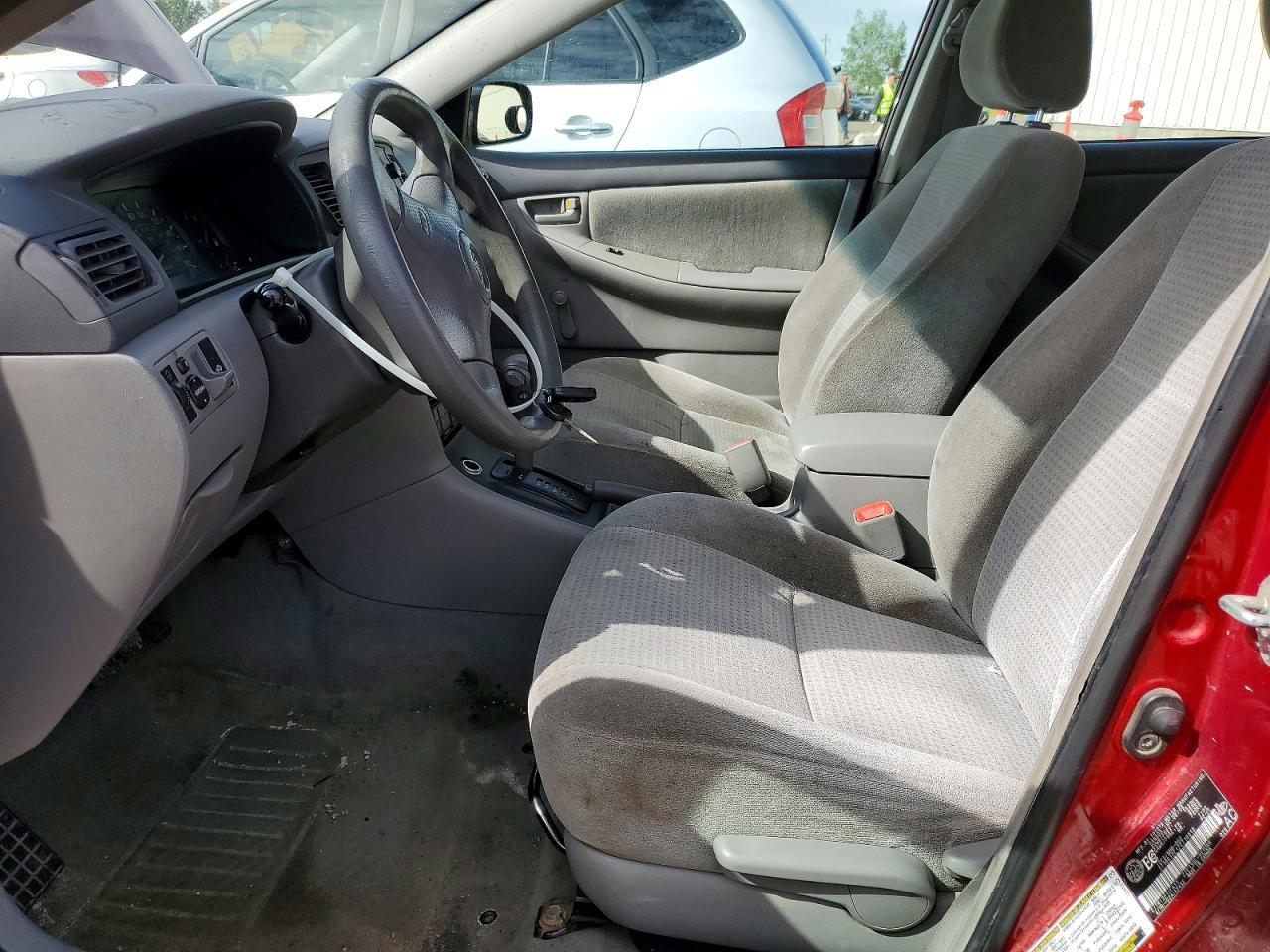 2007 Toyota Corolla Ce Red vin: 2T1BR32E17C716012