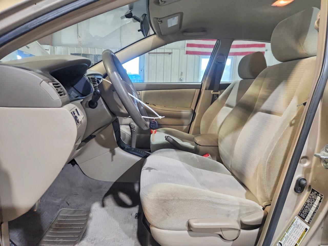 2007 Toyota Corolla Ce Tan vin: 2T1BR32E17C734445
