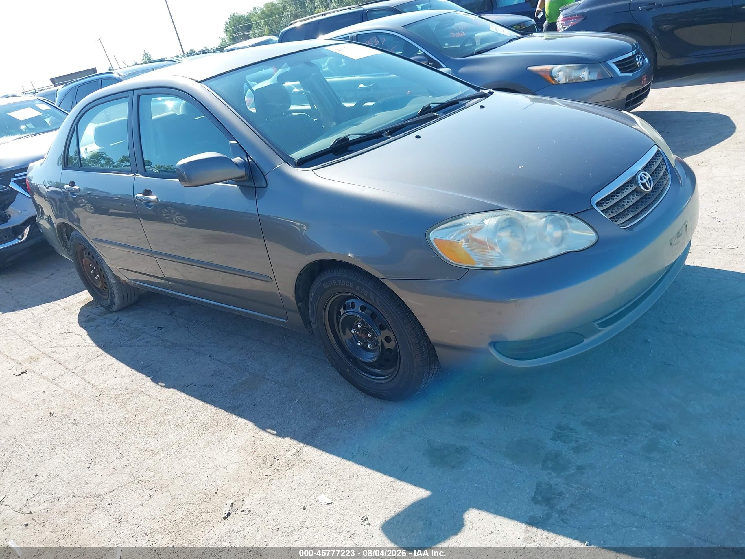 2007 Toyota Corolla Le Gray vin: 2T1BR32E17C735692