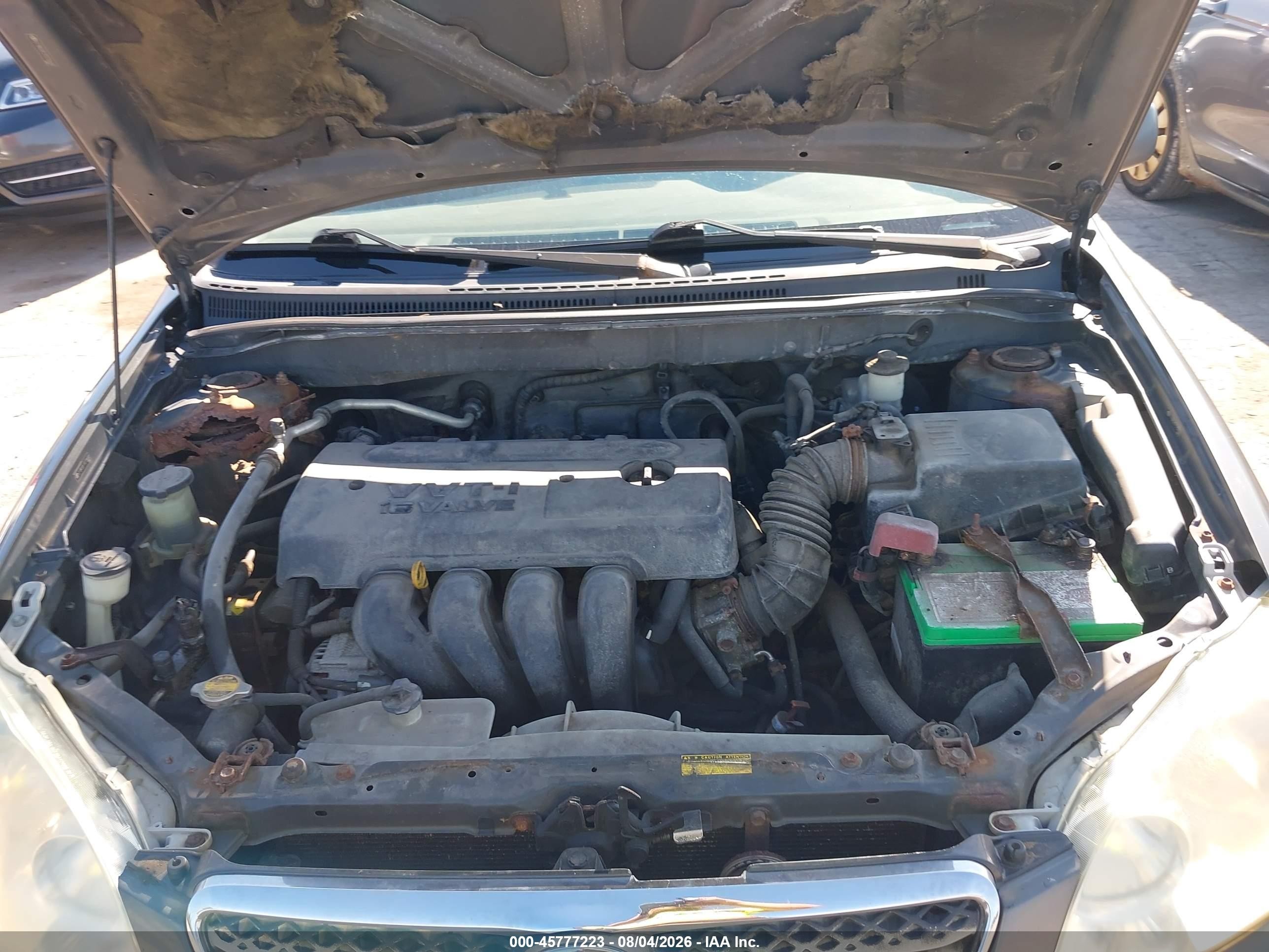 2007 Toyota Corolla Le Gray vin: 2T1BR32E17C735692