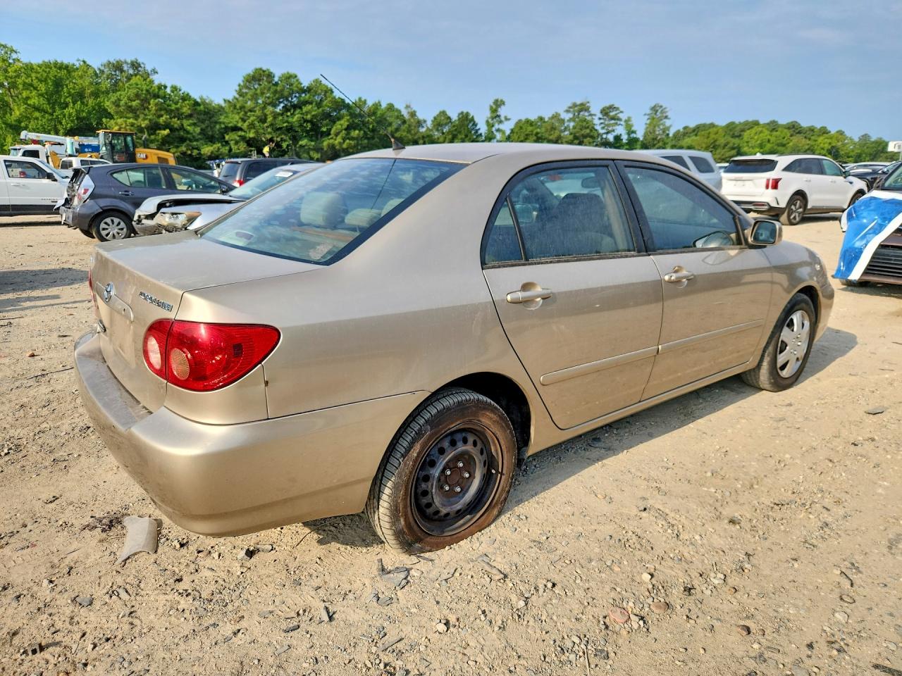 2007 Toyota Corolla Le Золотой vin: 2T1BR32E17C741315