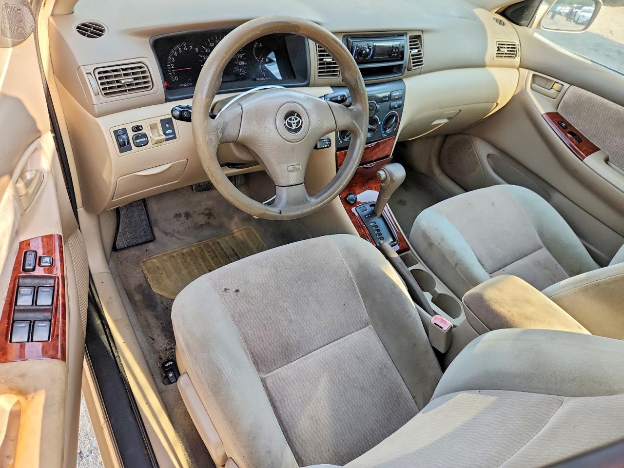 2007 Toyota Corolla Le Золотой vin: 2T1BR32E17C741315
