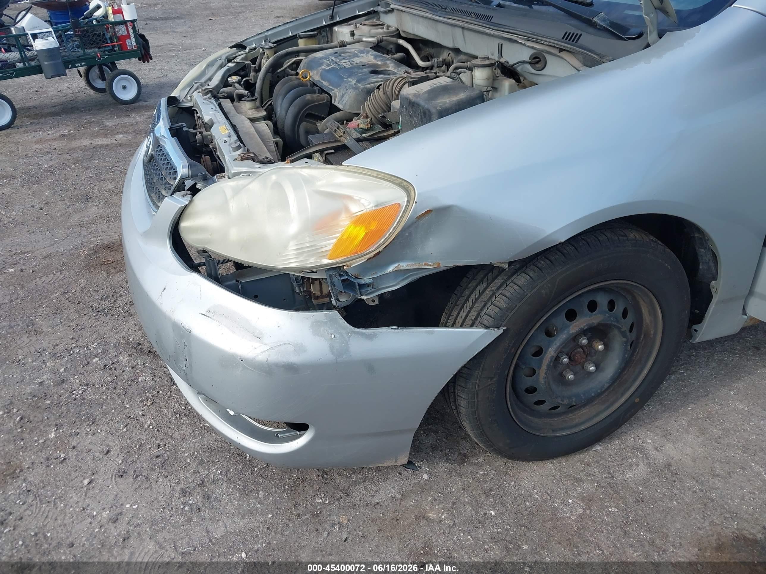 2007 Toyota Corolla Ce Silver vin: 2T1BR32E17C748569