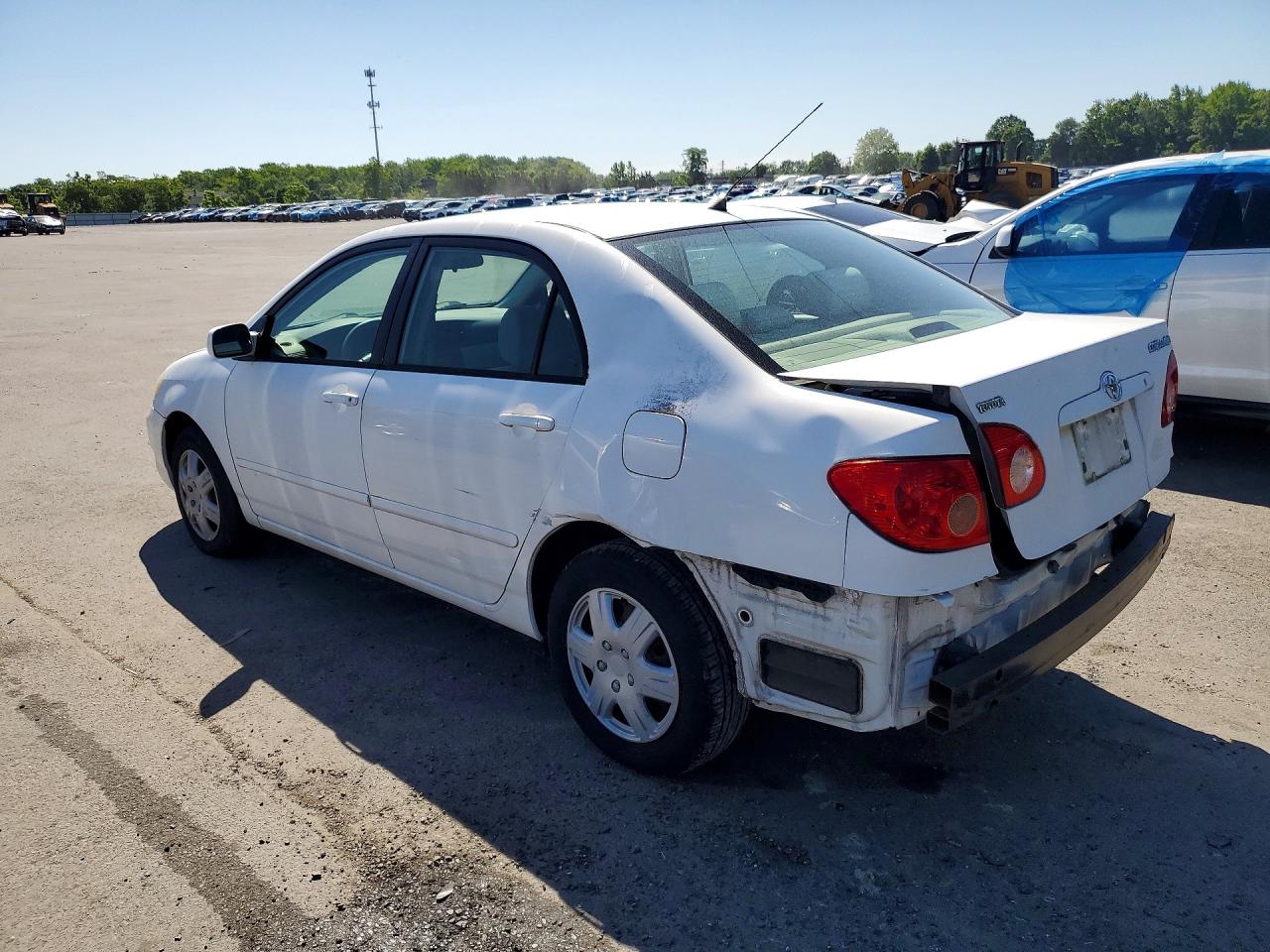 2007 Toyota Corolla Le Белый vin: 2T1BR32E17C760558