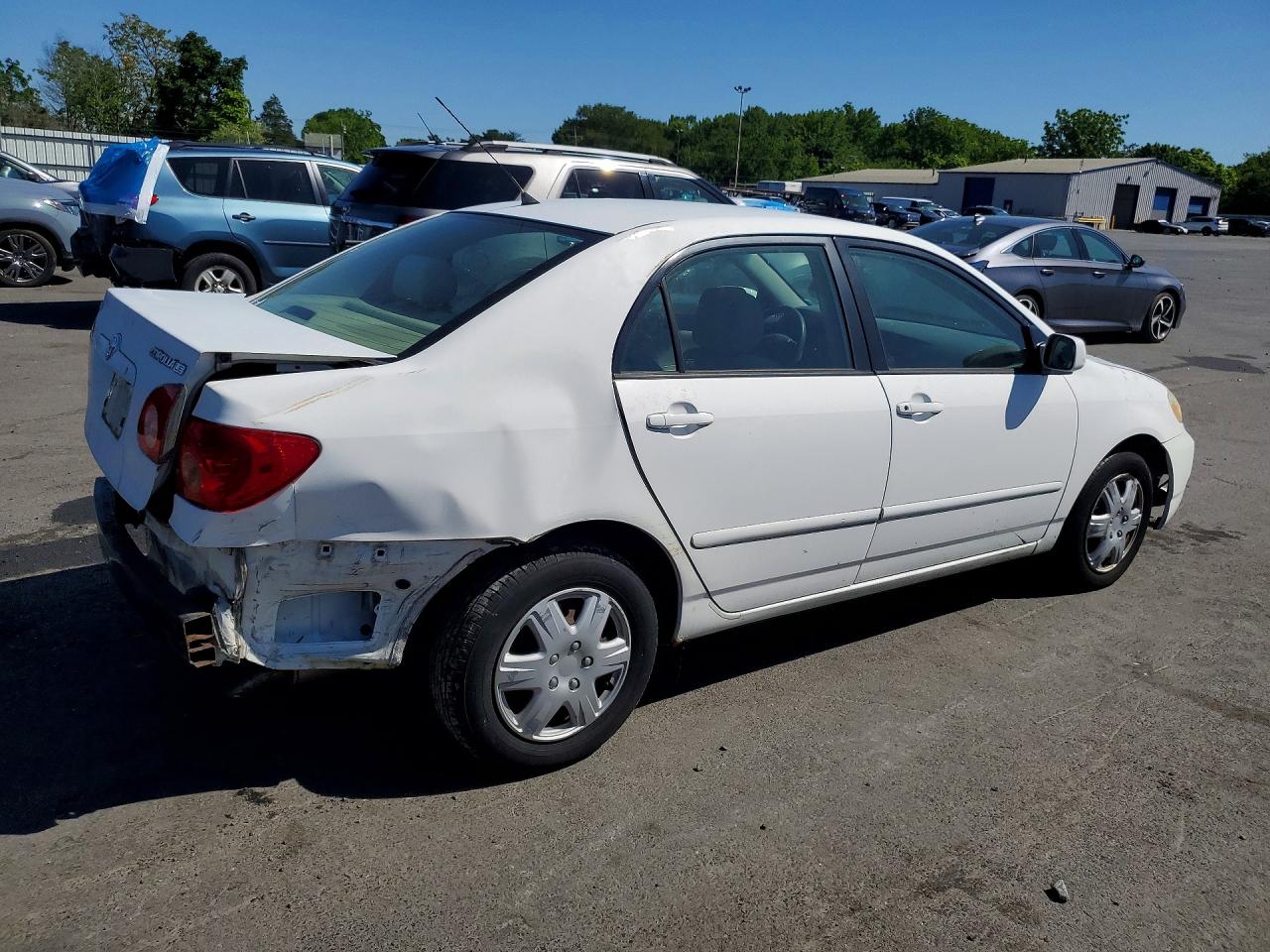 2007 Toyota Corolla Le Белый vin: 2T1BR32E17C760558