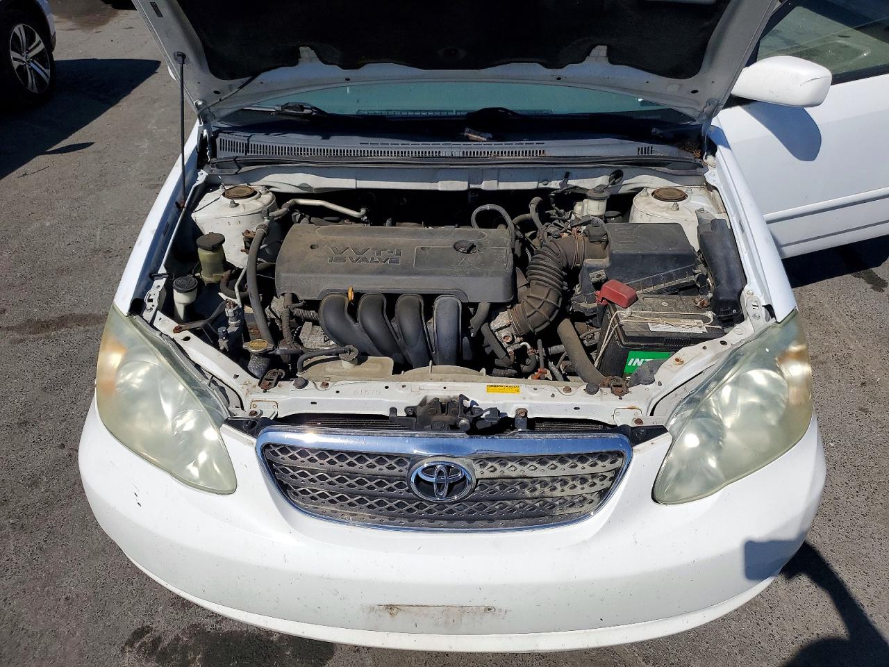 2007 Toyota Corolla Le Белый vin: 2T1BR32E17C760558