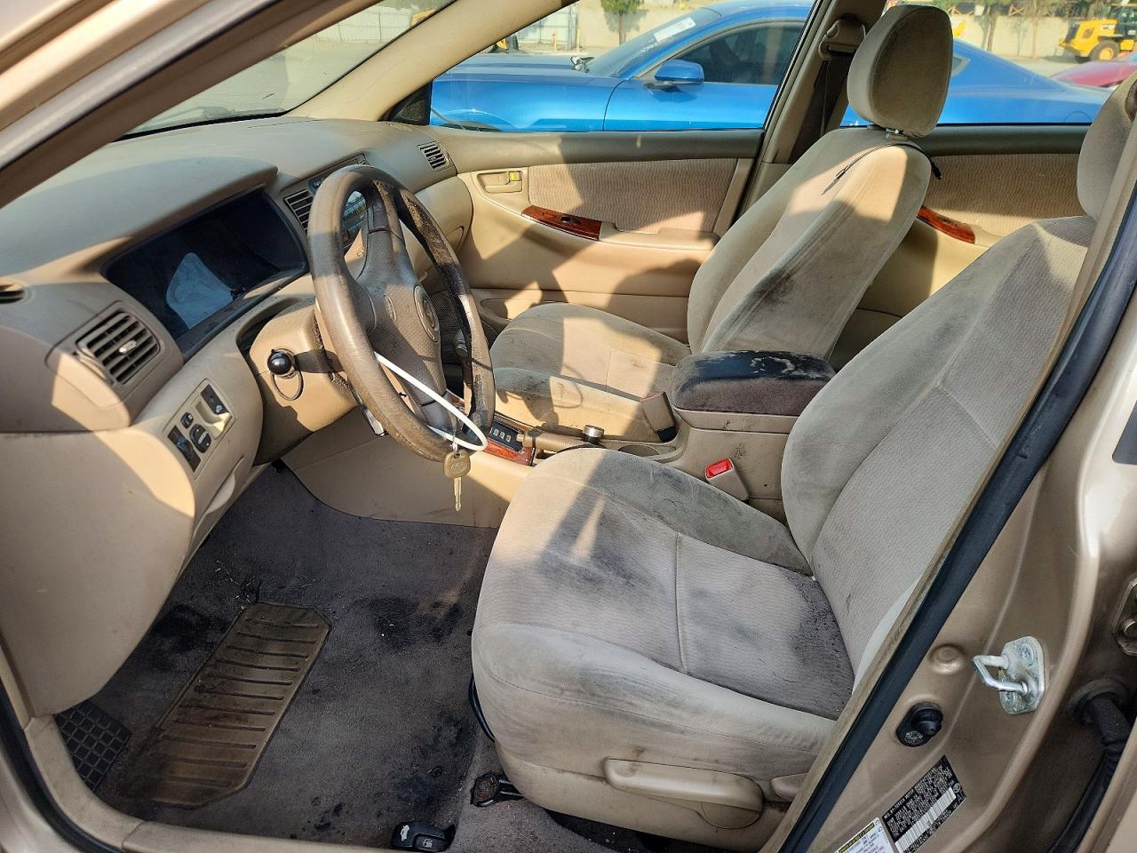 2007 Toyota Corolla Le Tan vin: 2T1BR32E17C763654