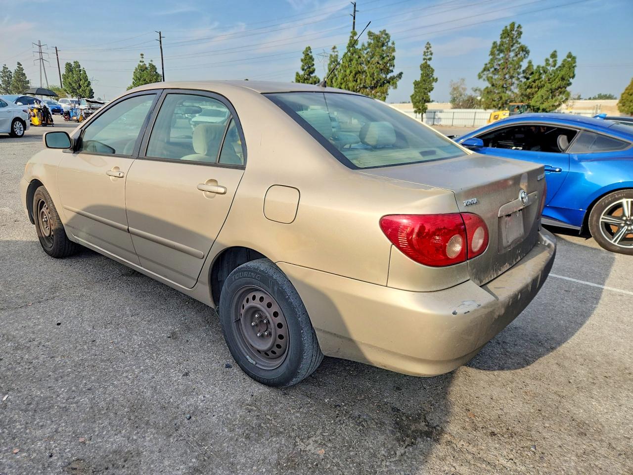 2007 Toyota Corolla Le Tan vin: 2T1BR32E17C763654