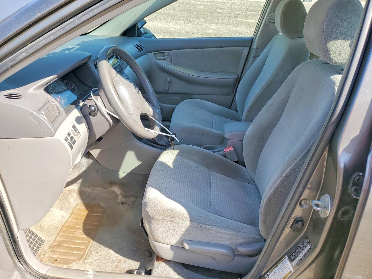 2007 Toyota Corolla Ce Gray vin: 2T1BR32E17C763749