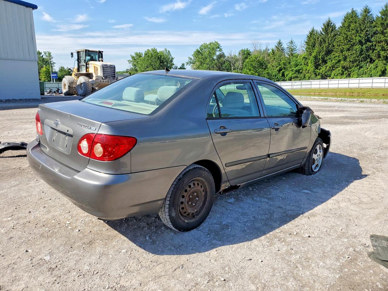 2007 Toyota Corolla Ce Gray vin: 2T1BR32E17C763749