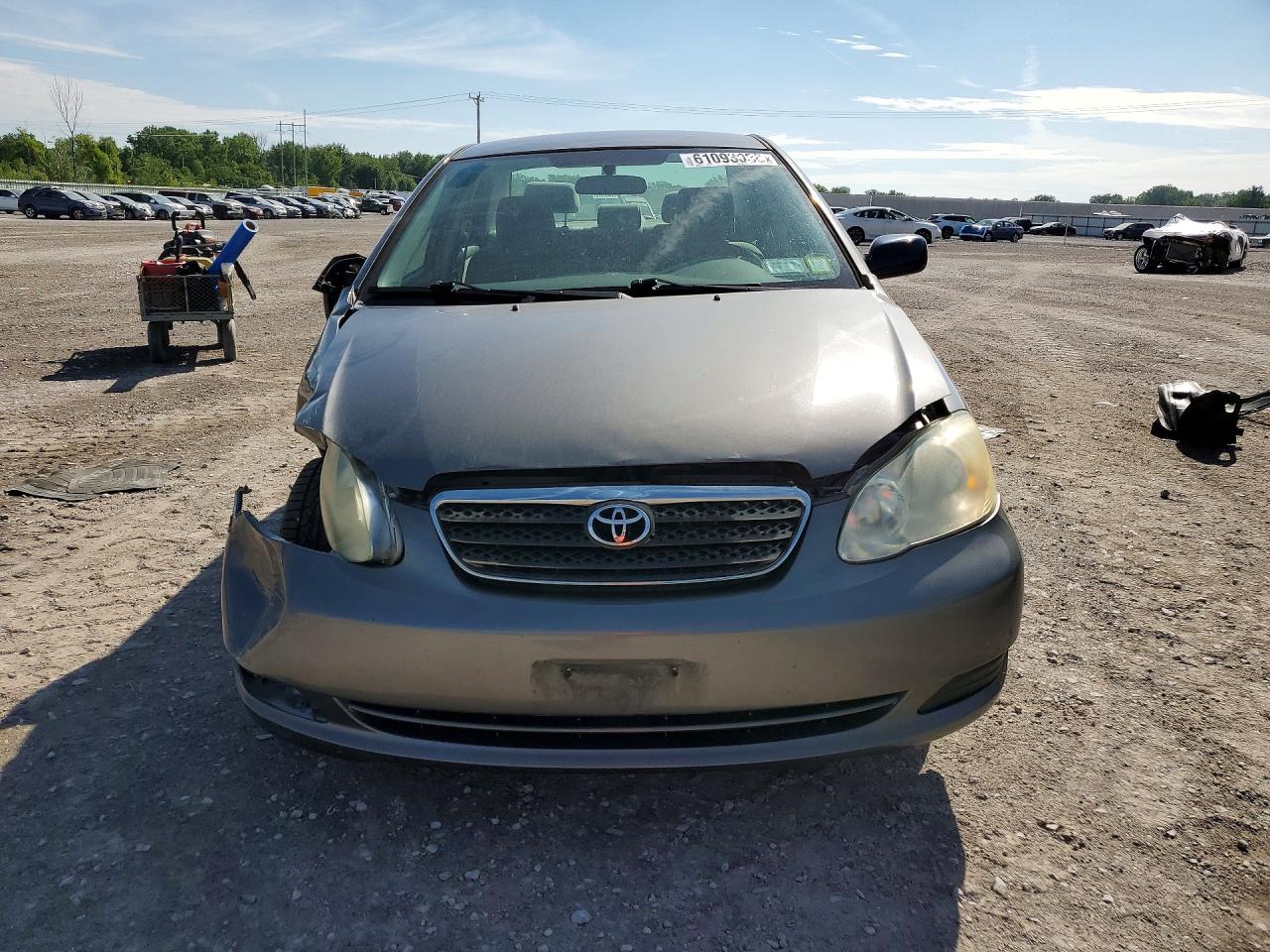 2007 Toyota Corolla Ce Gray vin: 2T1BR32E17C763749