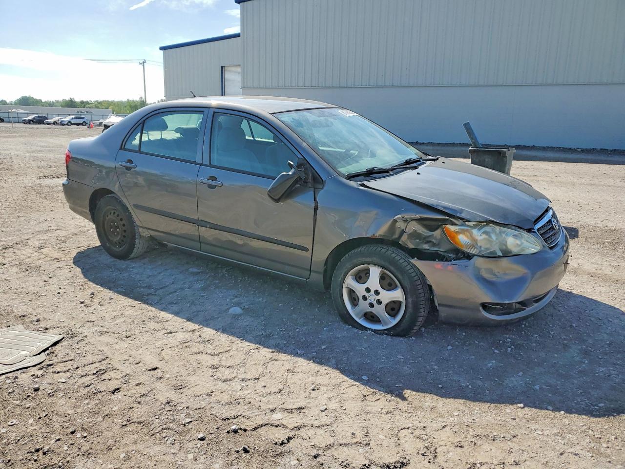 2007 Toyota Corolla Ce Gray vin: 2T1BR32E17C763749