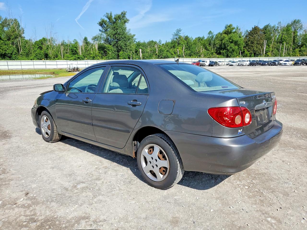 2007 Toyota Corolla Ce Gray vin: 2T1BR32E17C763749