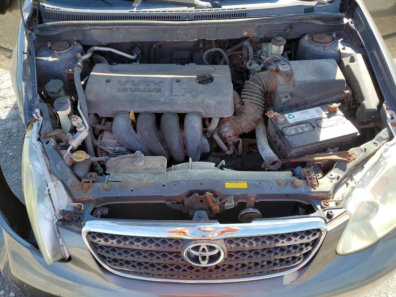 2007 Toyota Corolla Ce Gray vin: 2T1BR32E17C763749