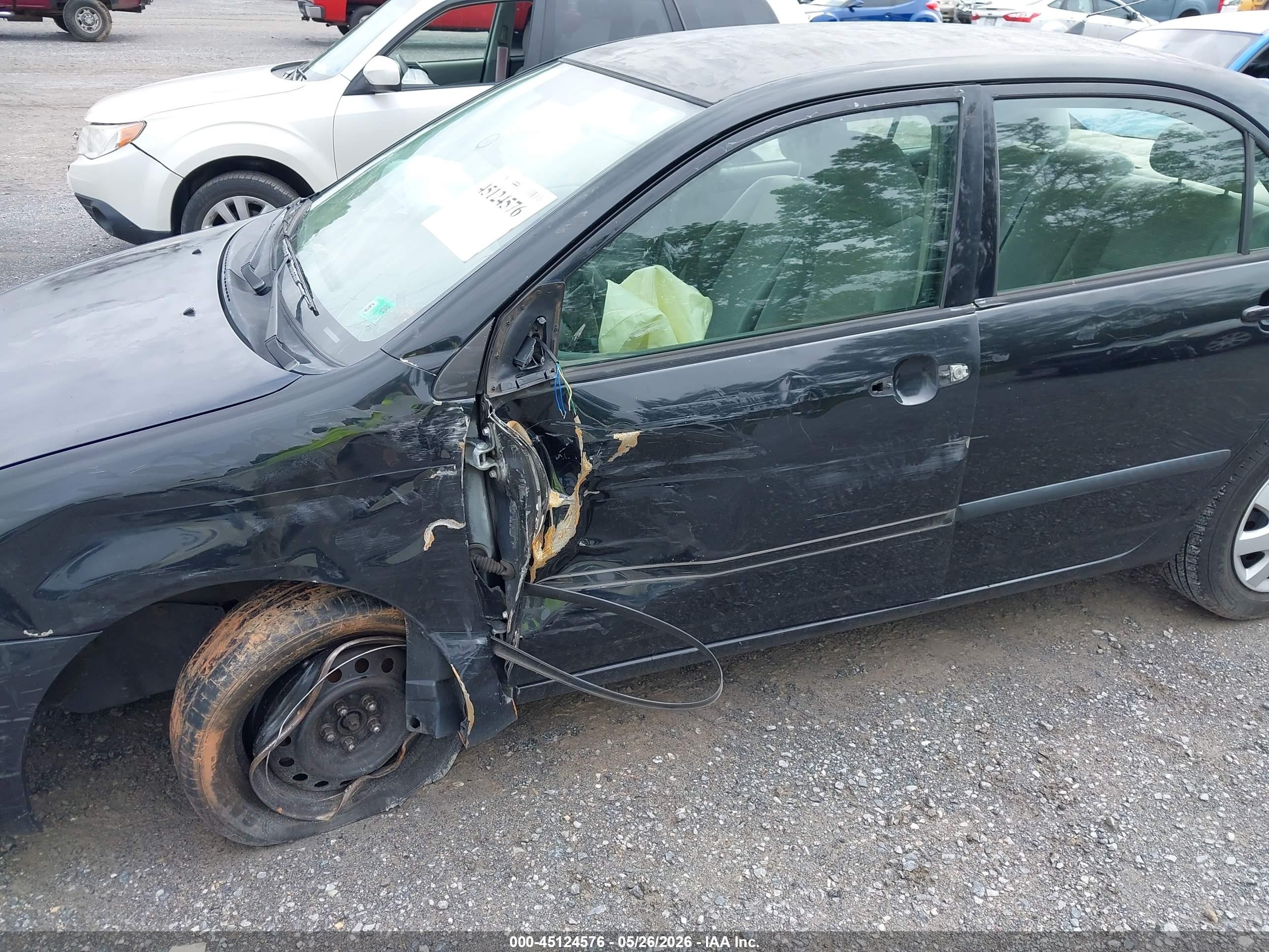 2007 Toyota Corolla Ce Черный vin: 2T1BR32E17C764710