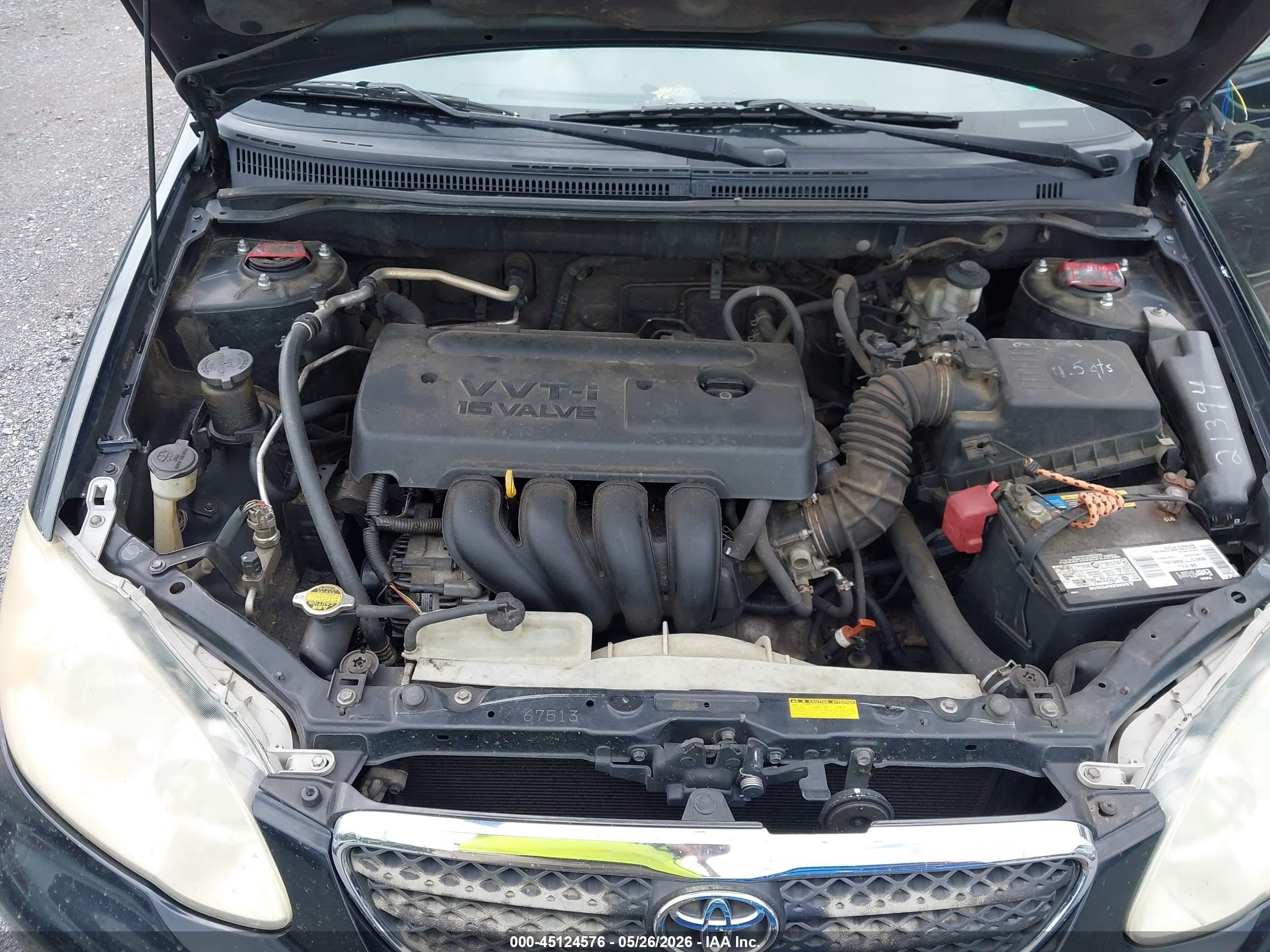 2007 Toyota Corolla Ce Черный vin: 2T1BR32E17C764710