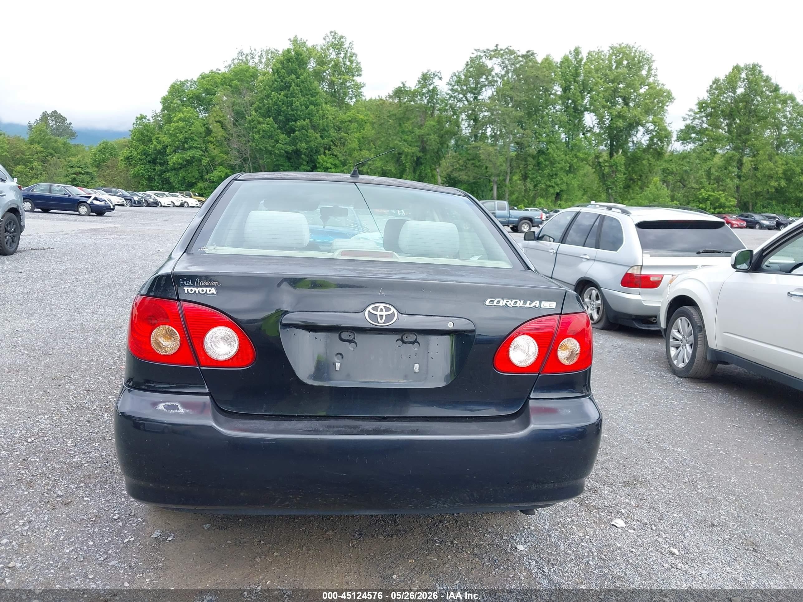 2007 Toyota Corolla Ce Черный vin: 2T1BR32E17C764710