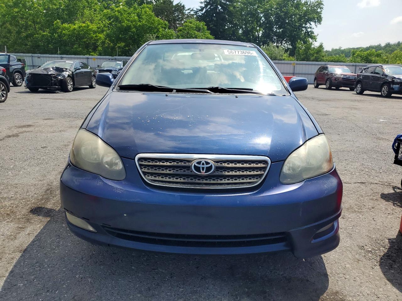 2007 Toyota Corolla S Blue vin: 2T1BR32E17C765288