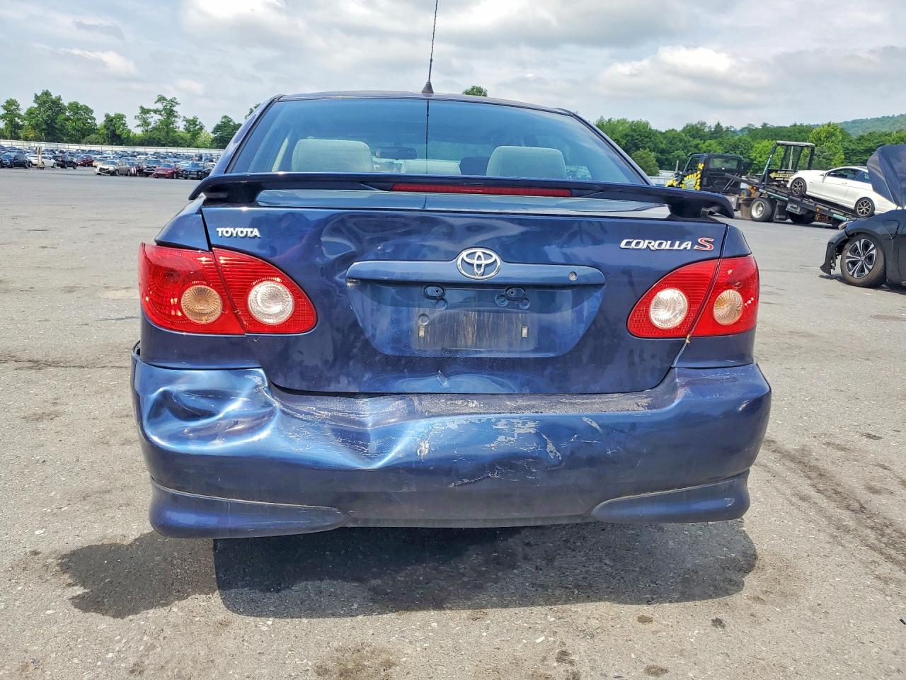 2007 Toyota Corolla S Blue vin: 2T1BR32E17C765288