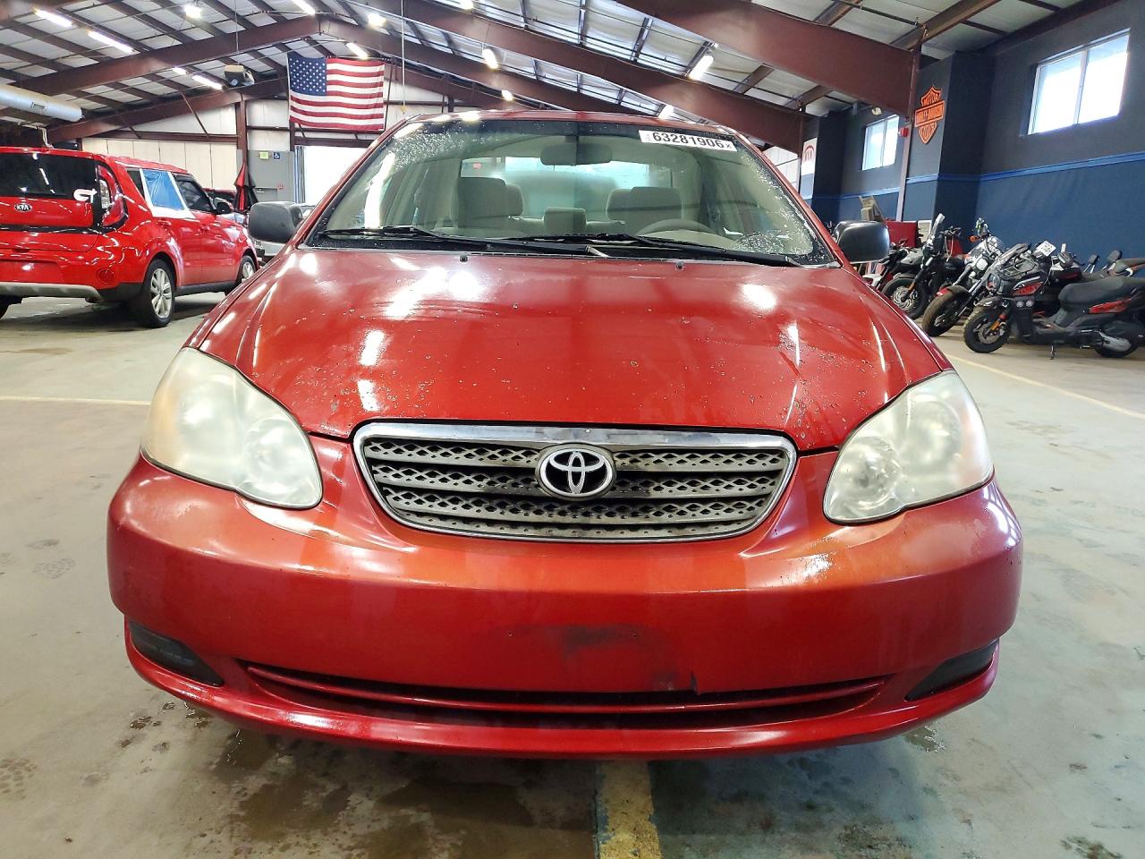2007 Toyota Corolla Ce Red vin: 2T1BR32E17C766568