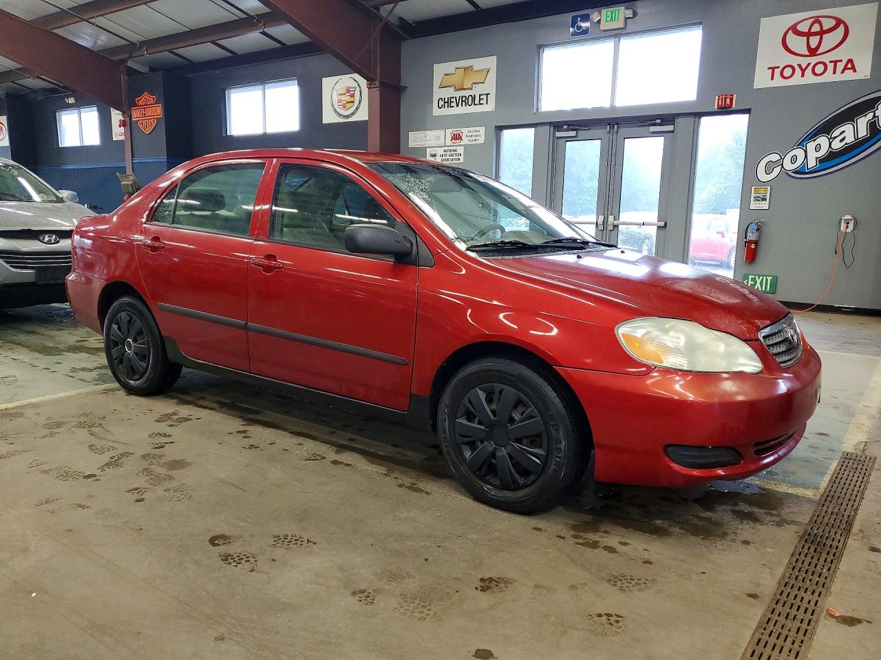 2007 Toyota Corolla Ce Red vin: 2T1BR32E17C766568