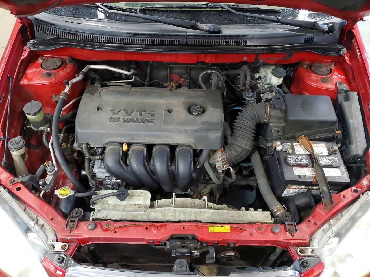 2007 Toyota Corolla Ce Red vin: 2T1BR32E17C766568