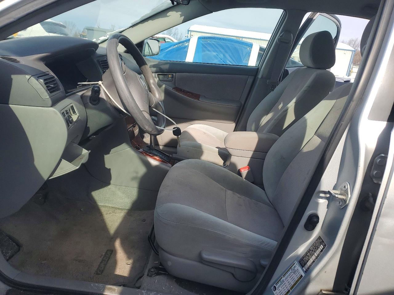 2007 Toyota Corolla Ce Silver vin: 2T1BR32E17C792913