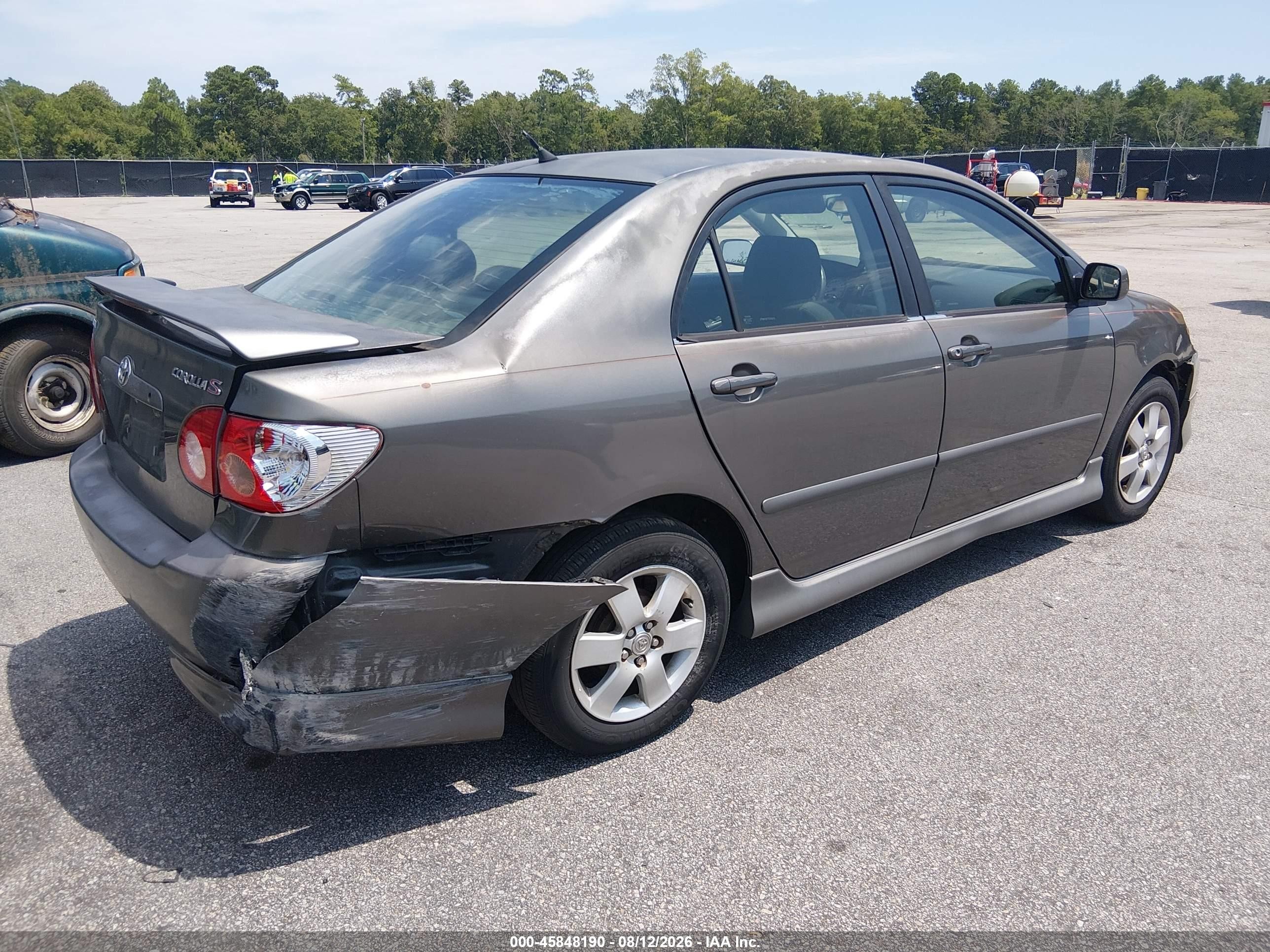 2007 Toyota Corolla S Gray vin: 2T1BR32E17C810116