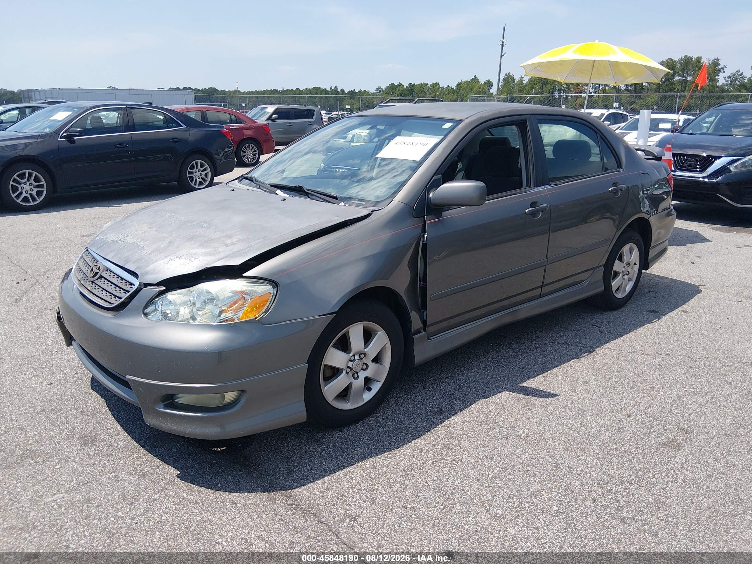 2007 Toyota Corolla S Gray vin: 2T1BR32E17C810116