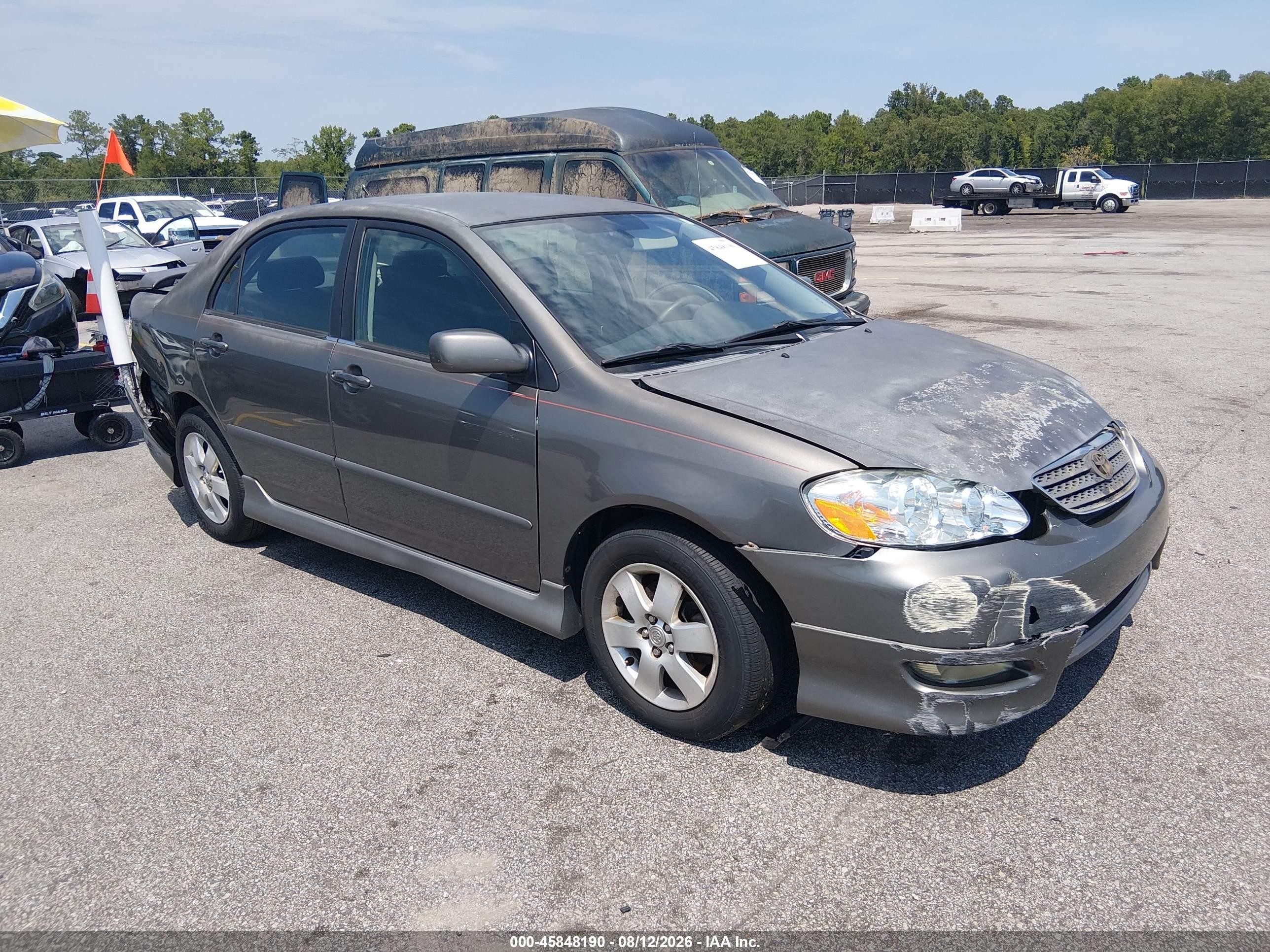 2007 Toyota Corolla S Gray vin: 2T1BR32E17C810116