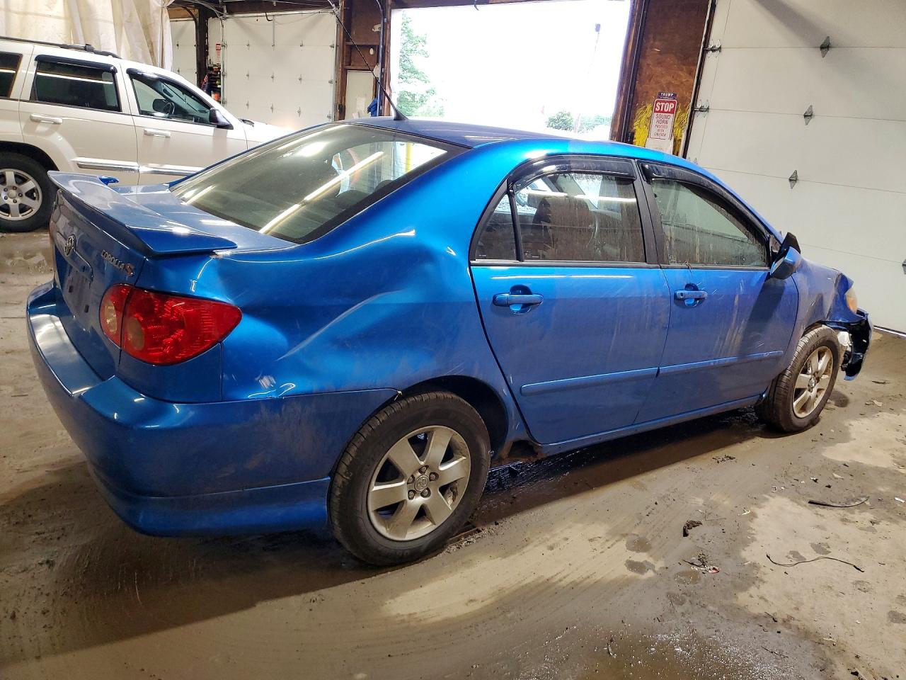 2007 Toyota Corolla S Синий vin: 2T1BR32E17C817275