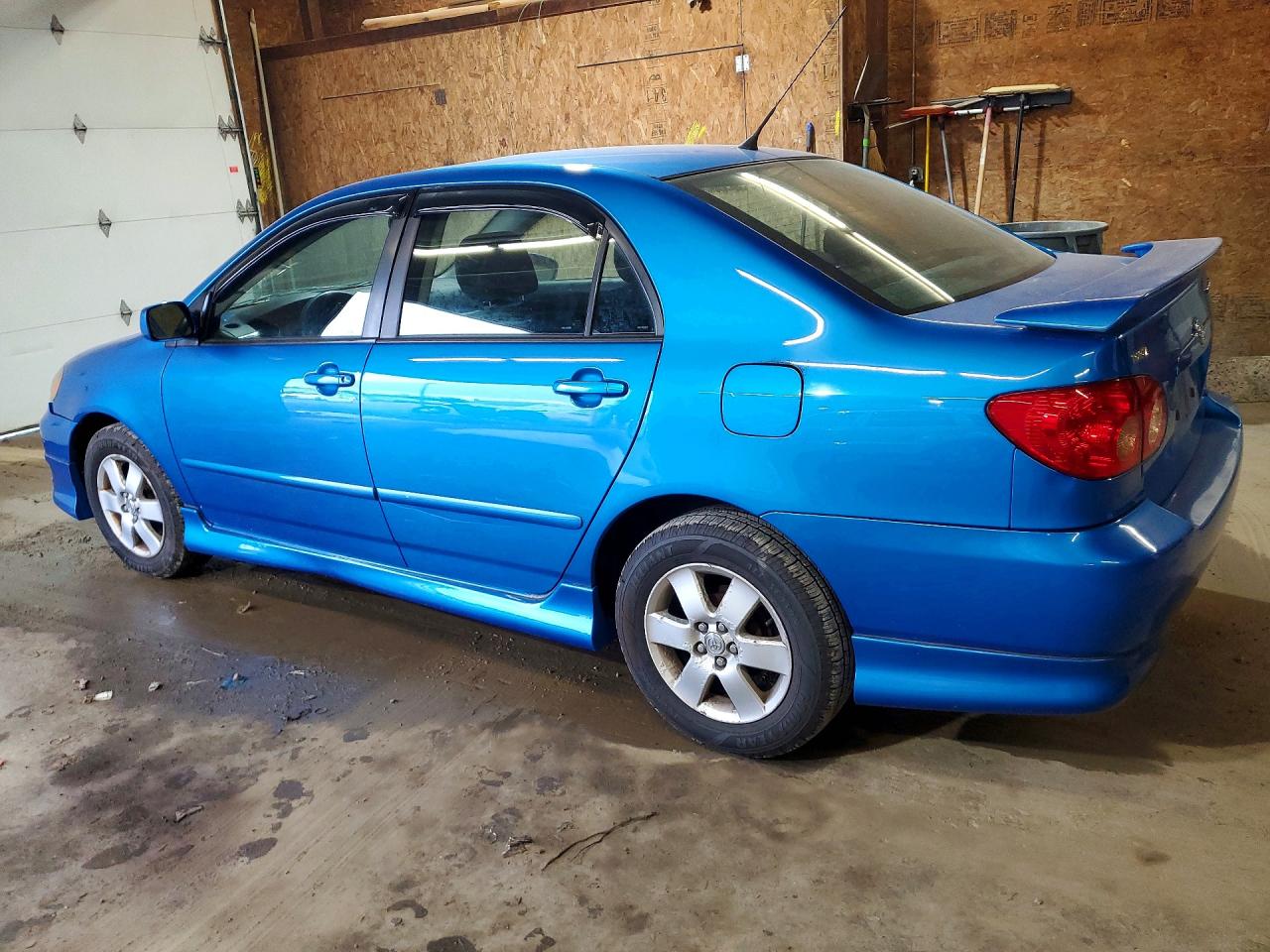 2007 Toyota Corolla S Синий vin: 2T1BR32E17C817275