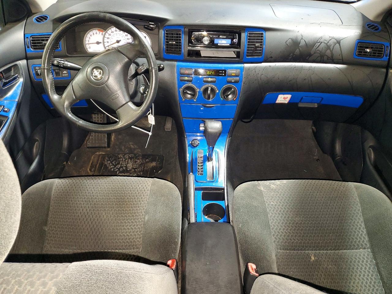 2007 Toyota Corolla S Синий vin: 2T1BR32E17C817275