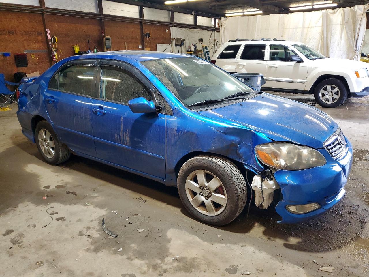 2007 Toyota Corolla S Синий vin: 2T1BR32E17C817275