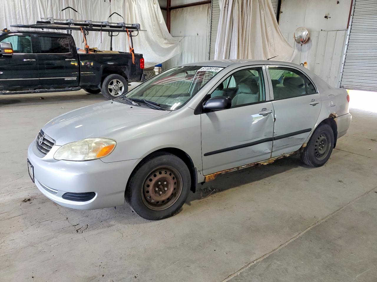 2007 Toyota Corolla Ce Silver vin: 2T1BR32E17C832536