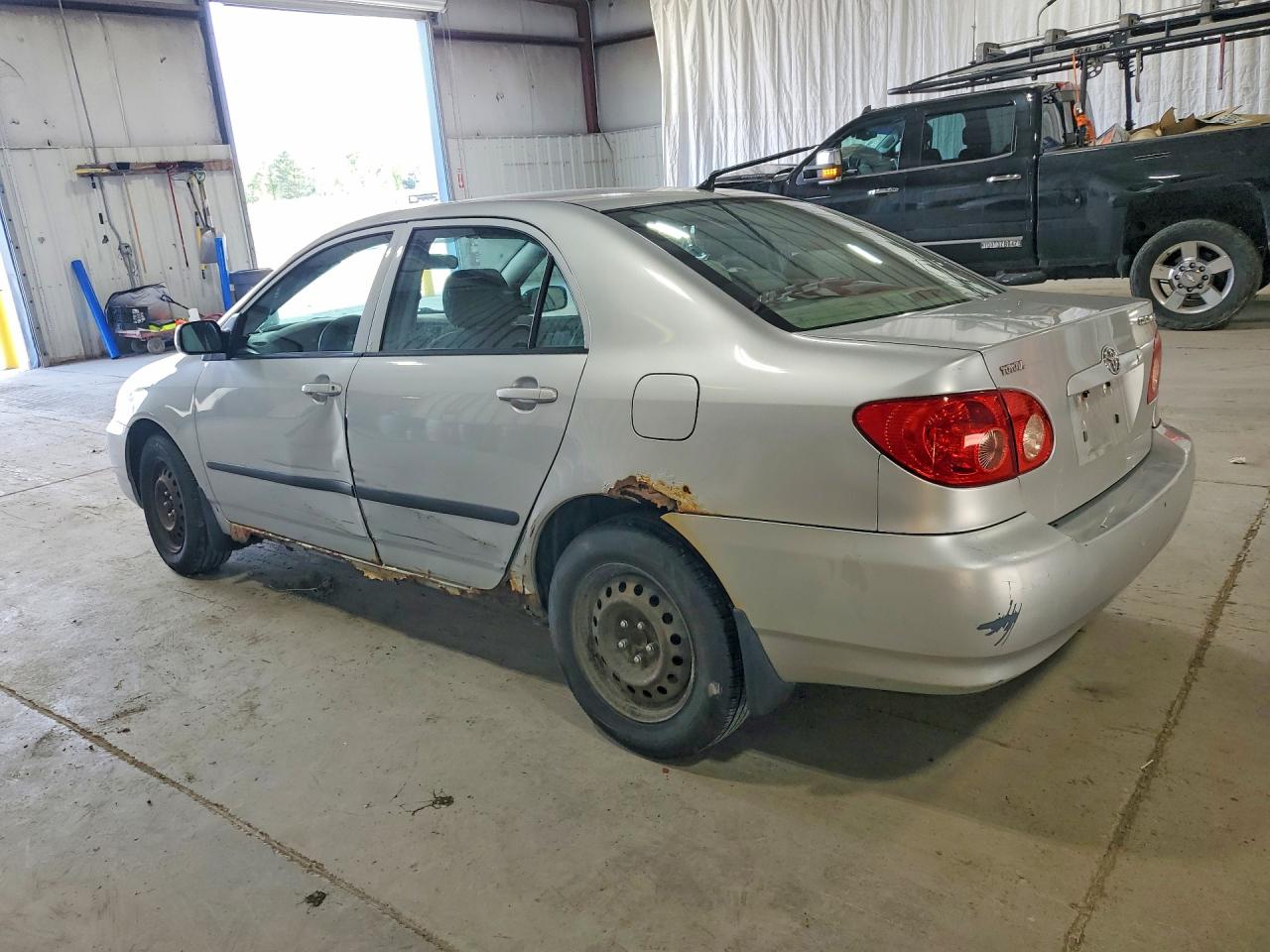 2007 Toyota Corolla Ce Silver vin: 2T1BR32E17C832536