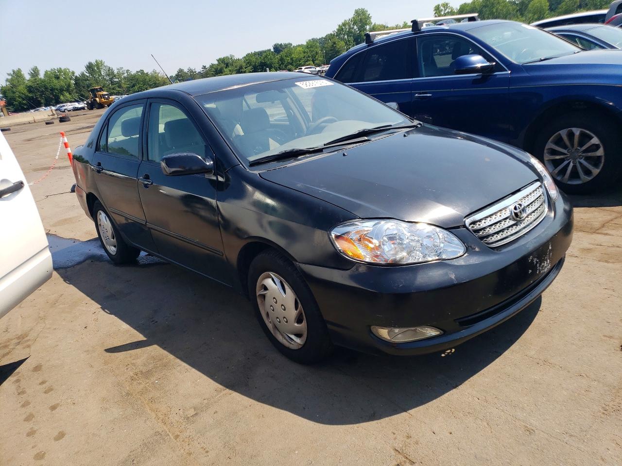 2007 Toyota Corolla Ce Black vin: 2T1BR32E17C845495