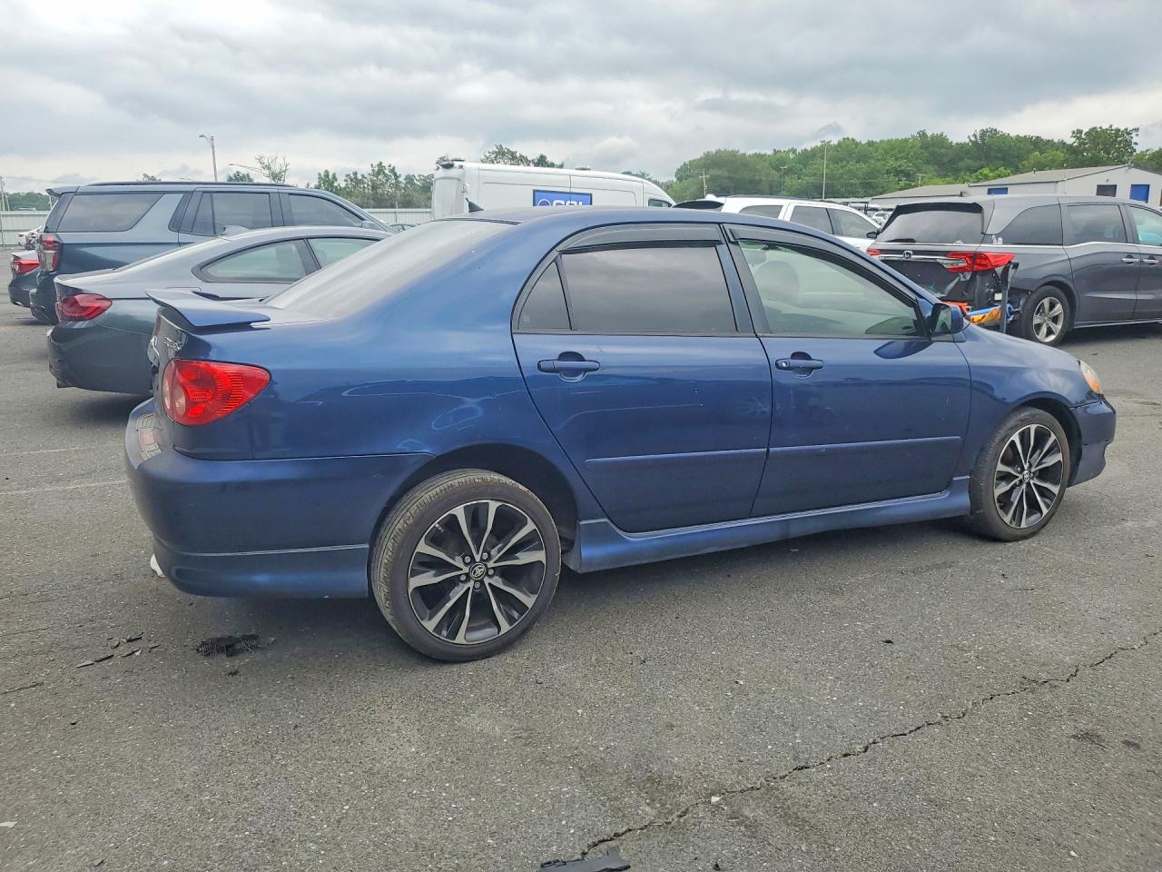 2007 Toyota Corolla S Blue vin: 2T1BR32E17C846436