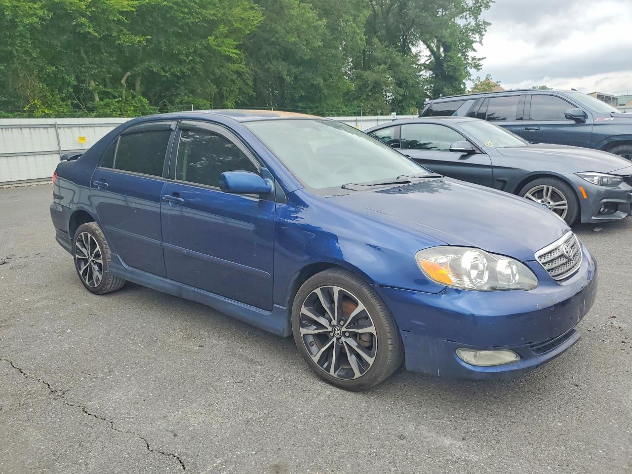2007 Toyota Corolla S Blue vin: 2T1BR32E17C846436