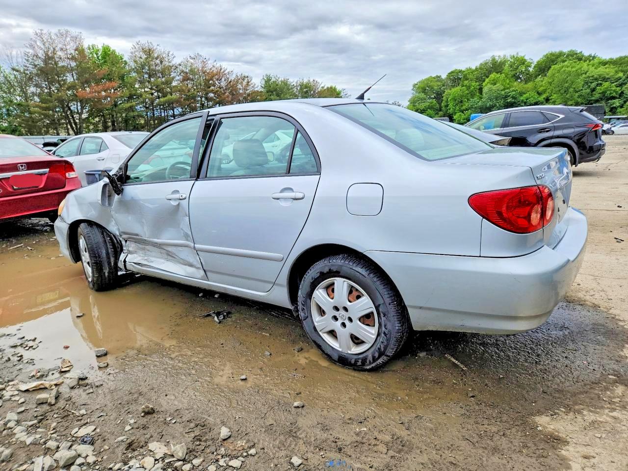 2008 Toyota Corolla Le Серебряный vin: 2T1BR32E18C861696