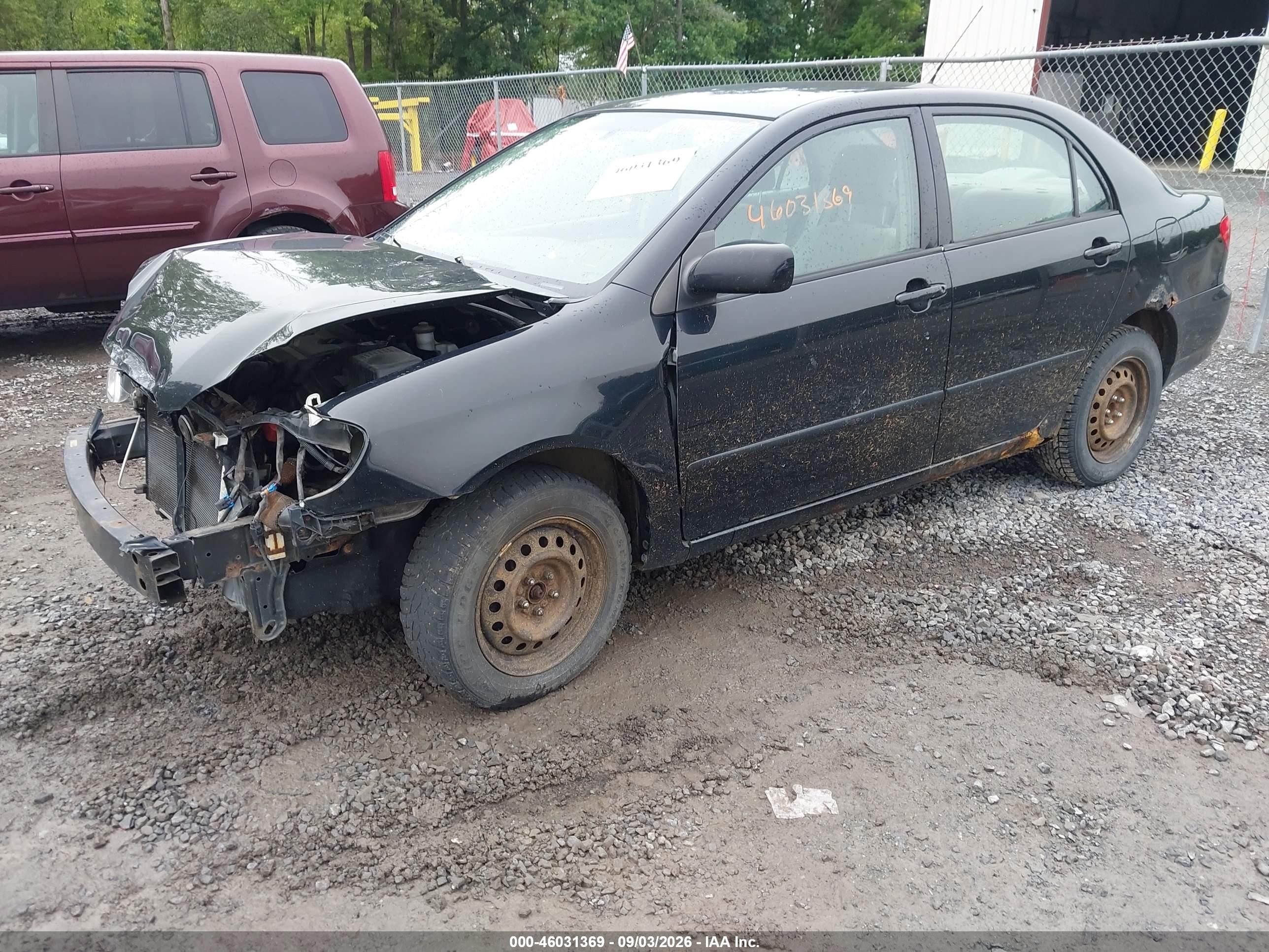 2008 Toyota Corolla Le Black vin: 2T1BR32E18C869040
