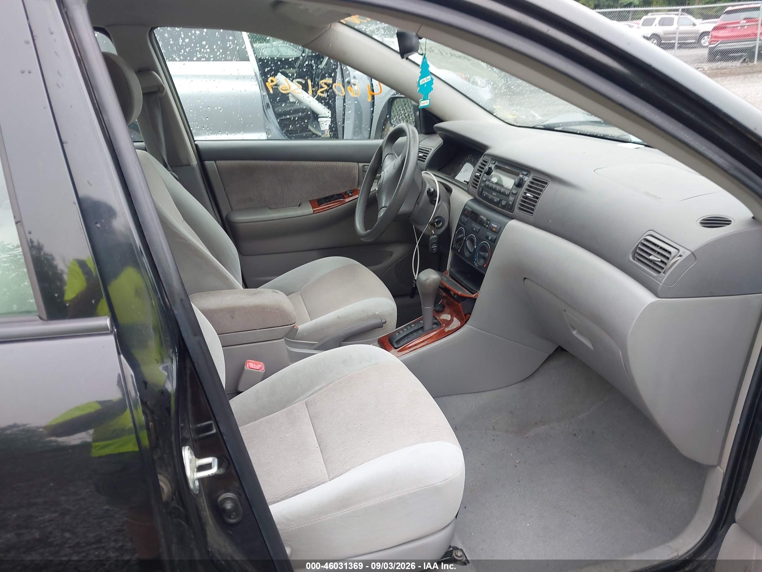 2008 Toyota Corolla Le Black vin: 2T1BR32E18C869040