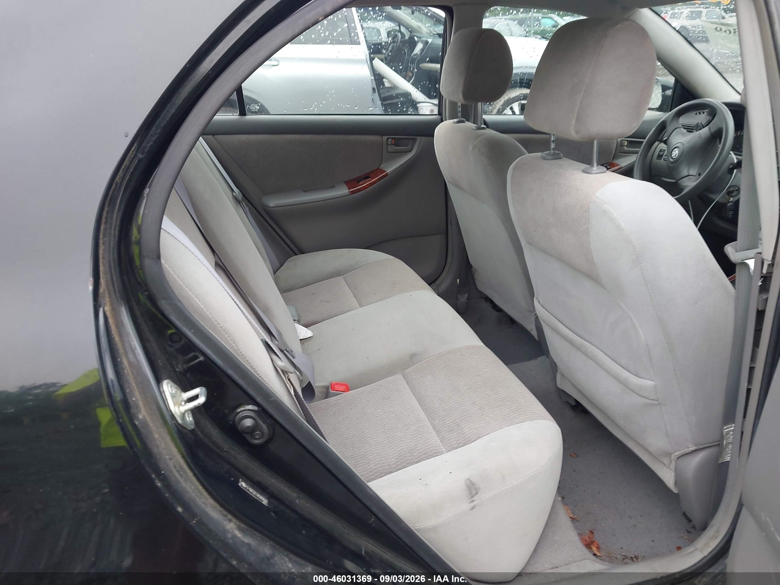 2008 Toyota Corolla Le Black vin: 2T1BR32E18C869040