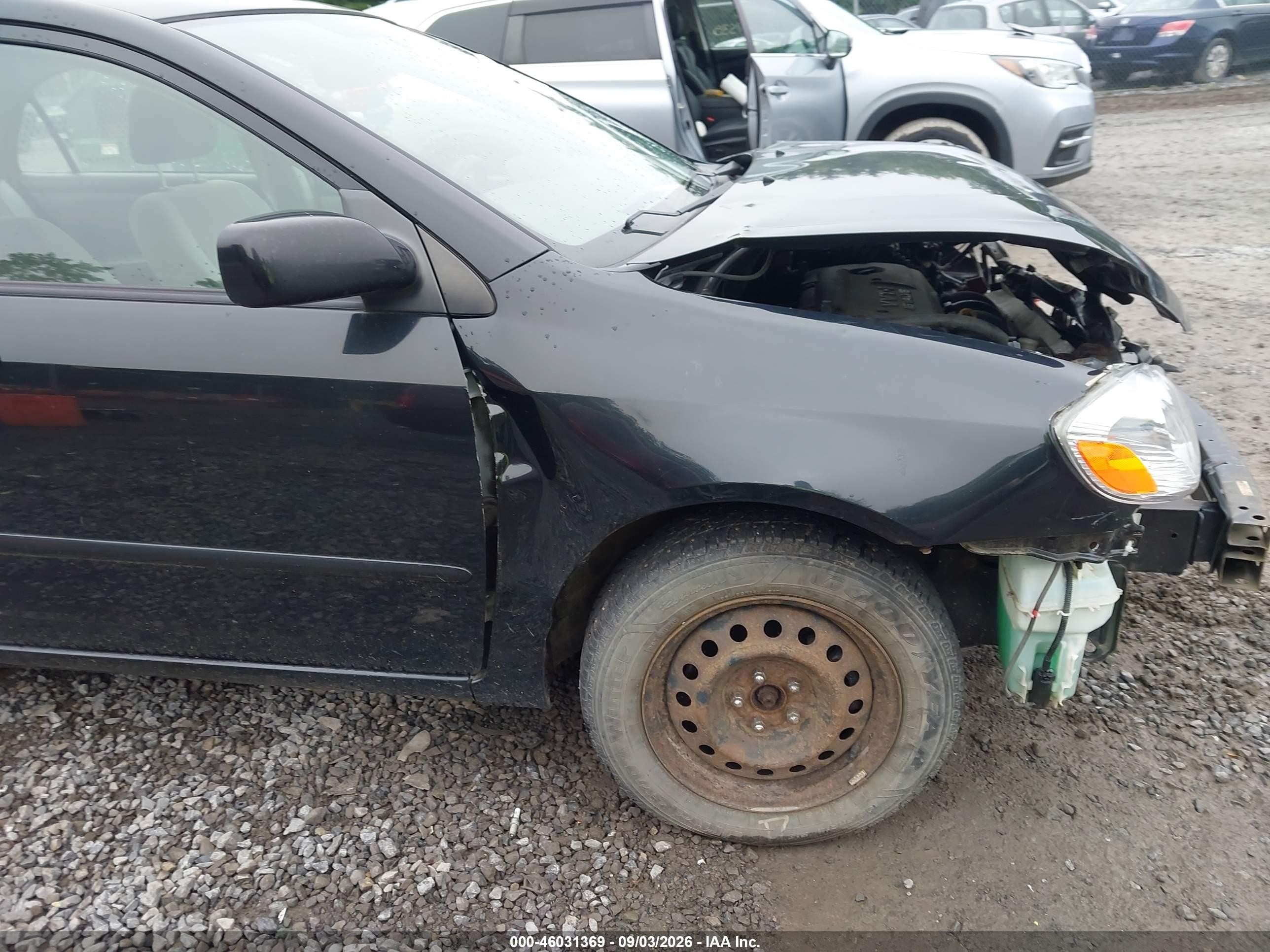 2008 Toyota Corolla Le Black vin: 2T1BR32E18C869040