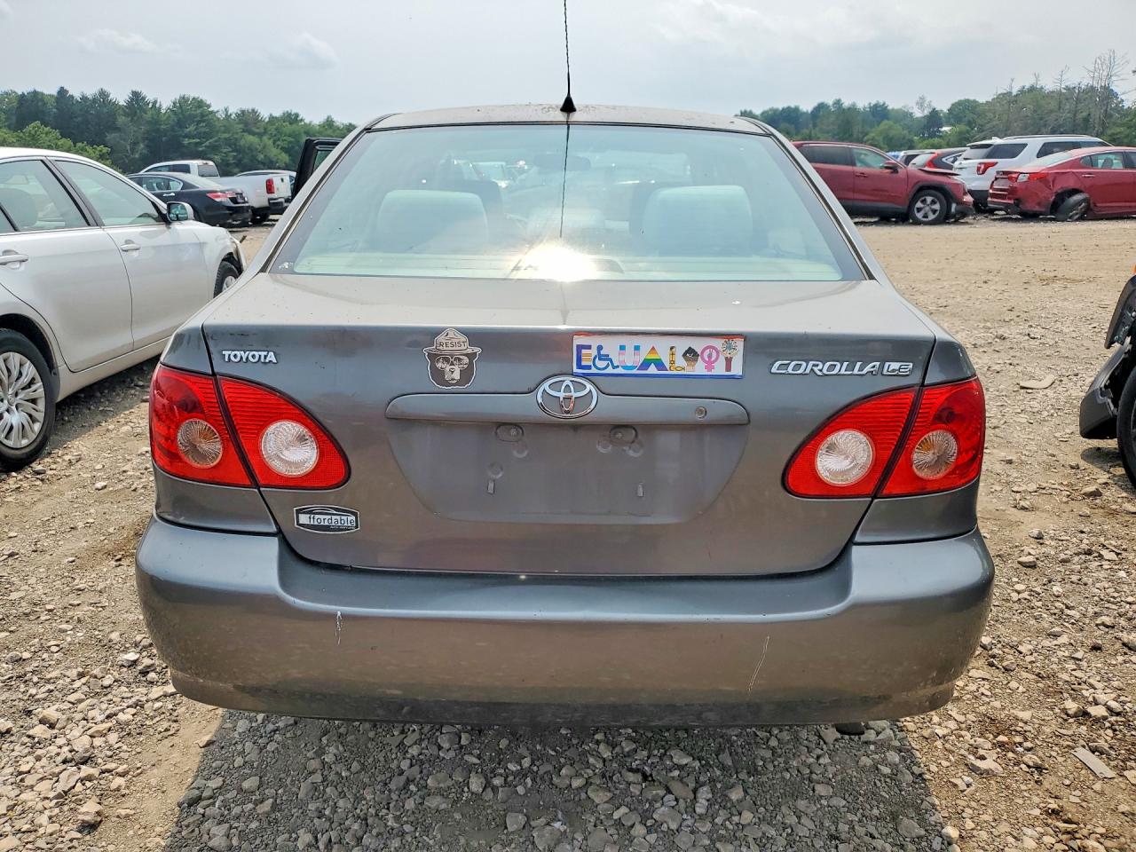 2008 Toyota Corolla Le Серебряный vin: 2T1BR32E18C872990